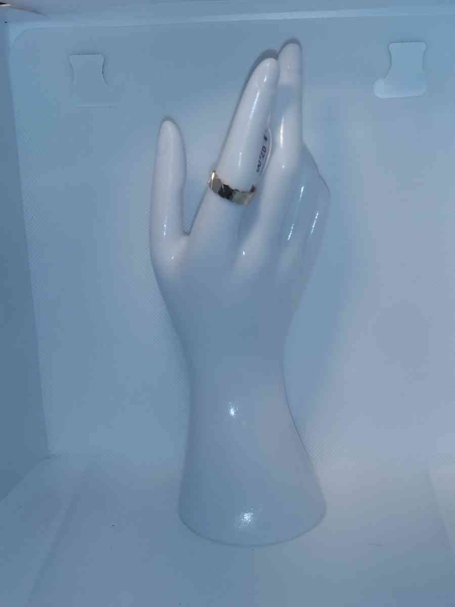 Open Slant Chic Rhinestone Ring