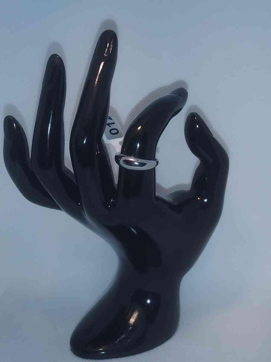 Dome Style Retro Geometric Ring