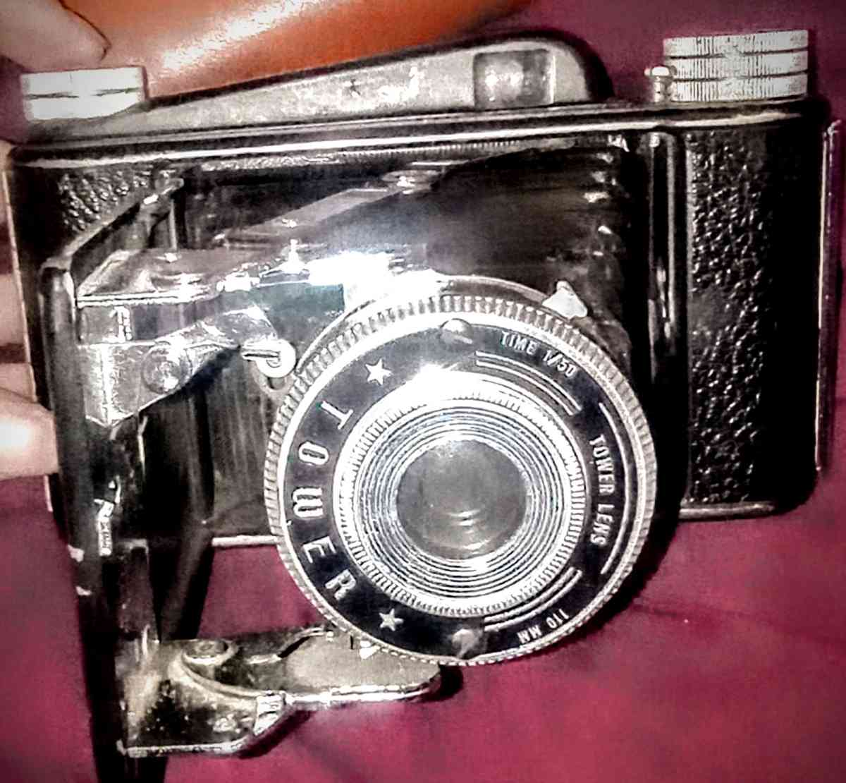 vintage folding Tower camera