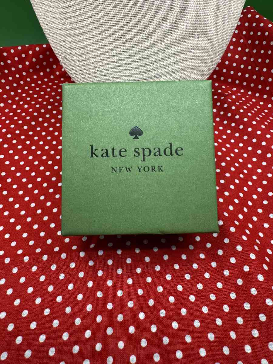 2012PIOR New Kate Spade Emerald Cubic Zirconia Stud Earrings