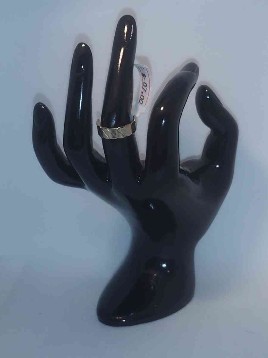 Open Slant Chic Rhinestone Ring