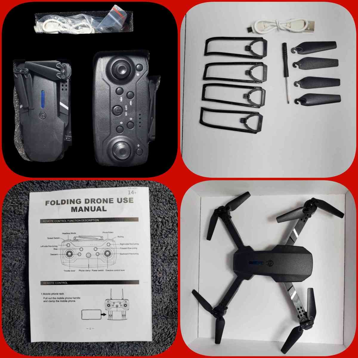 Drone 4K Camera Video I WIFI And Remote Control I RRR Drones