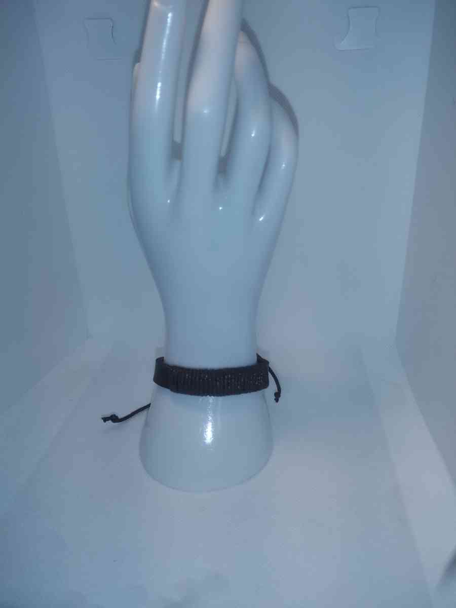 Faux Leather Bracelet wrapped brown