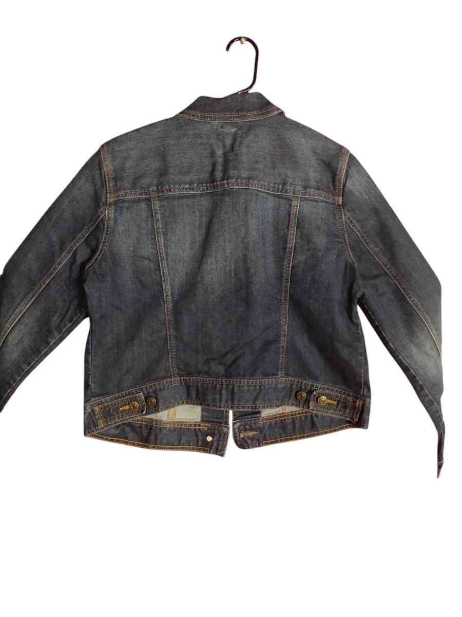 vintage gap denim jean jacket size large