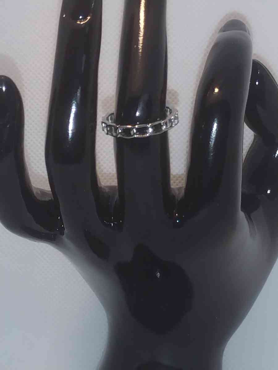 Chain Style Retro Geometric Ring