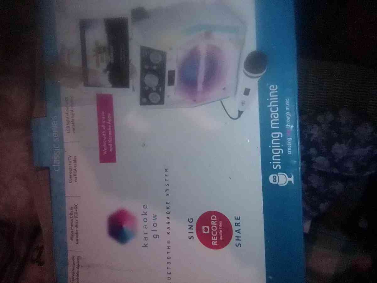 Singing Machine Karoke Machine