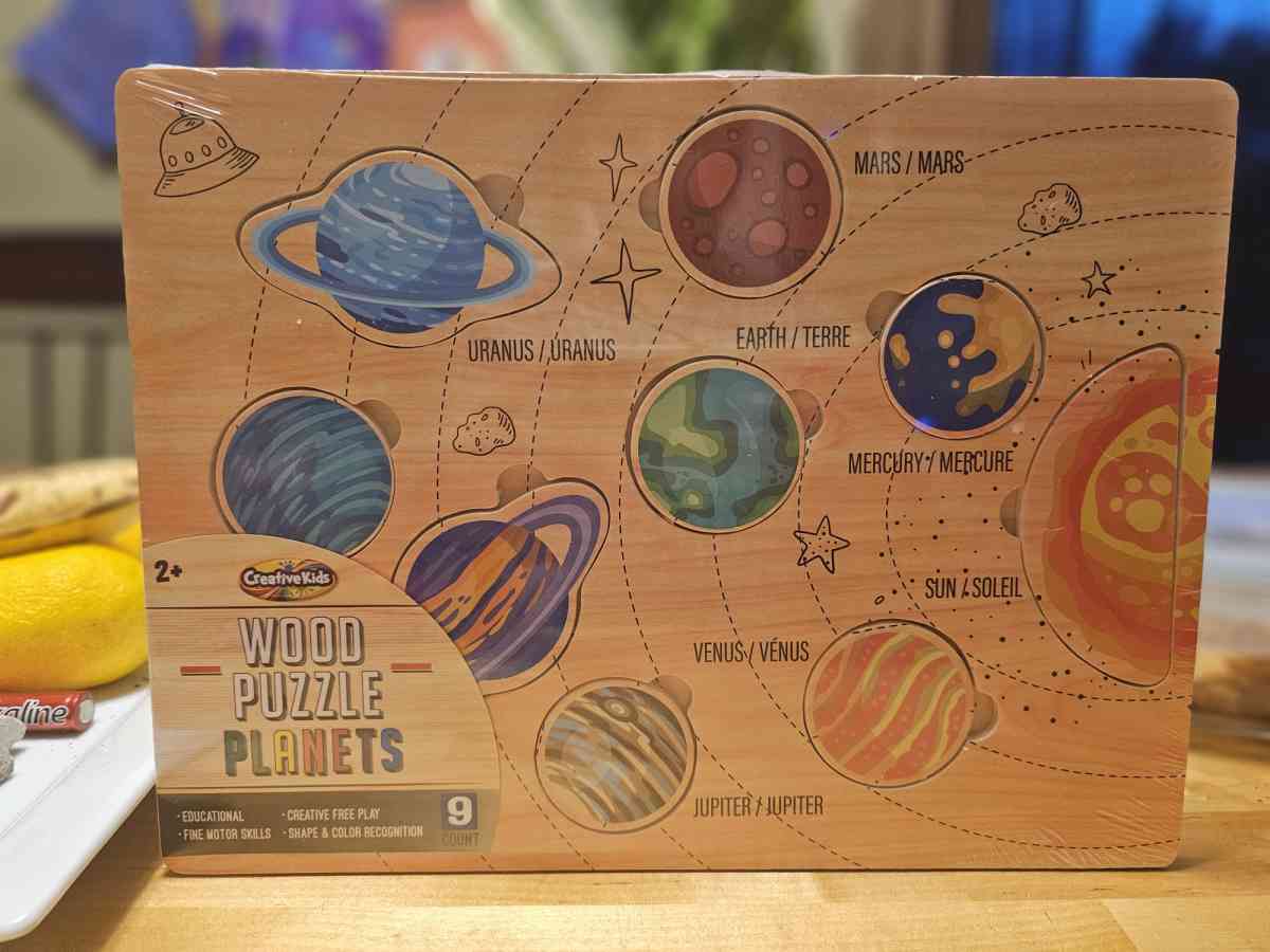 2 wood puzzles for 13