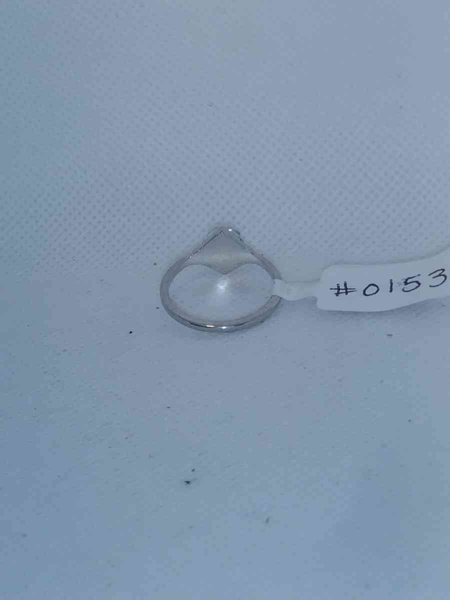 Oval Cut Silver Ring GA