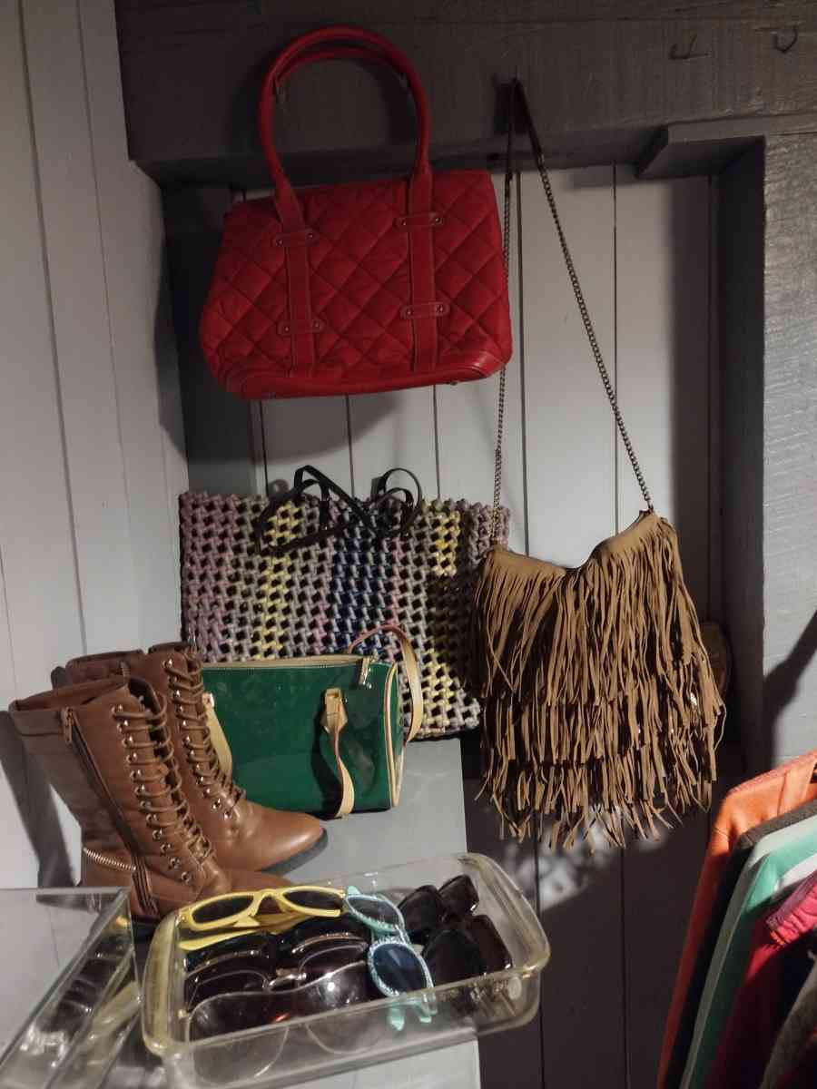 huge inventory of vintage womens clothes and accessories