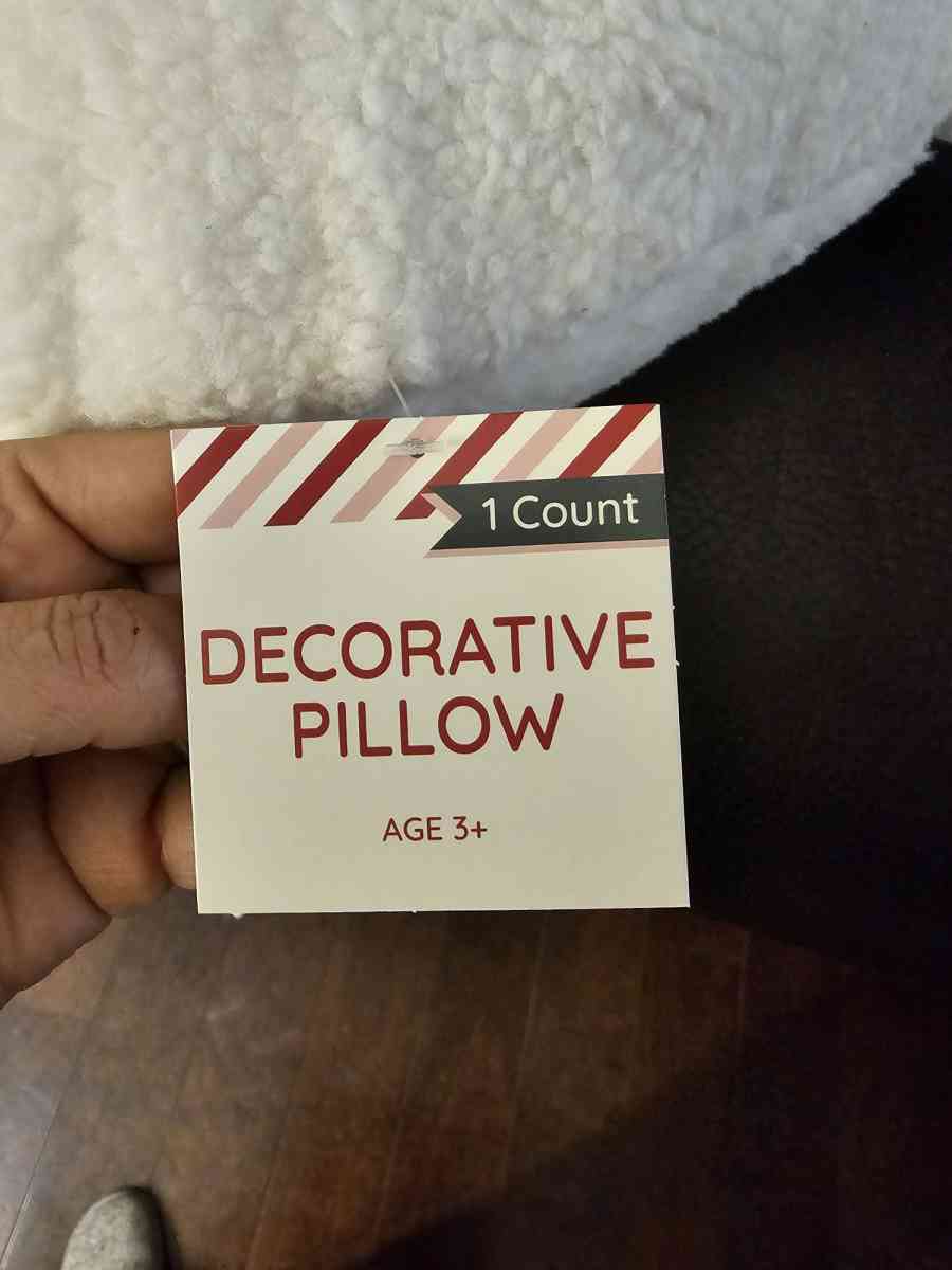 Target bullseyes playground christmas reindeer pillow 14H