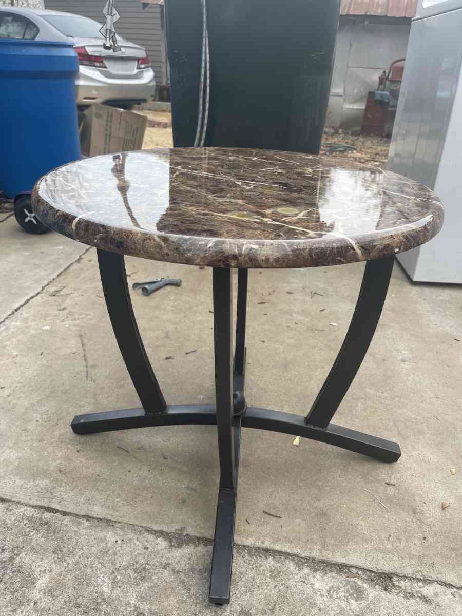 marble table