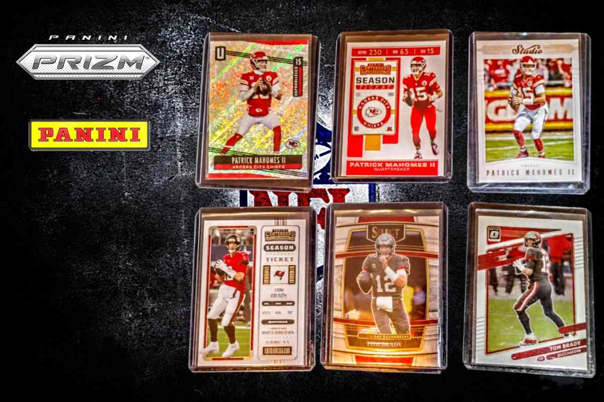 prizm Patrick mahomes tom Brady 6 card lot
