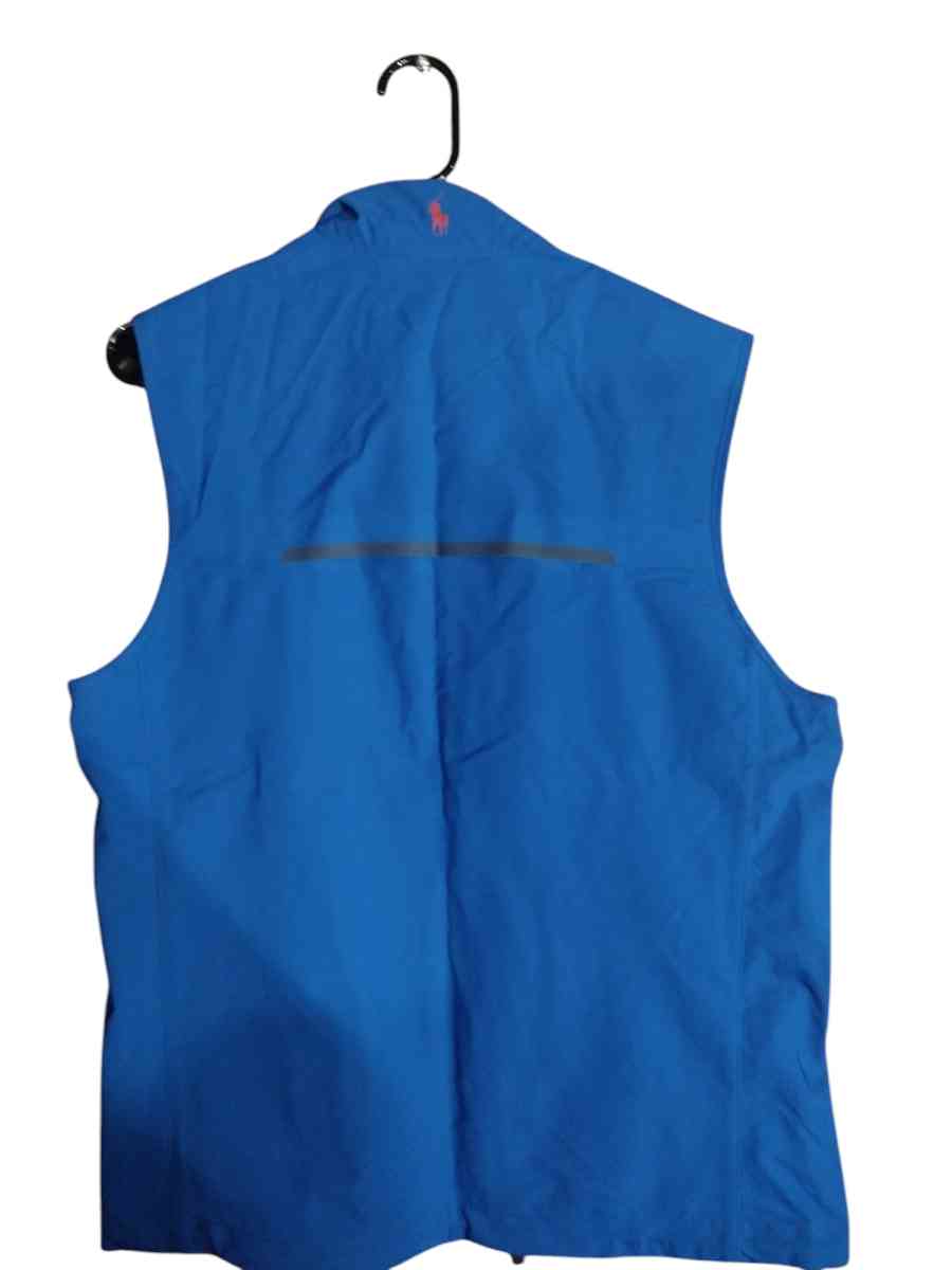 vintage blue Polo golf by Ralph Lauren watar proof vest