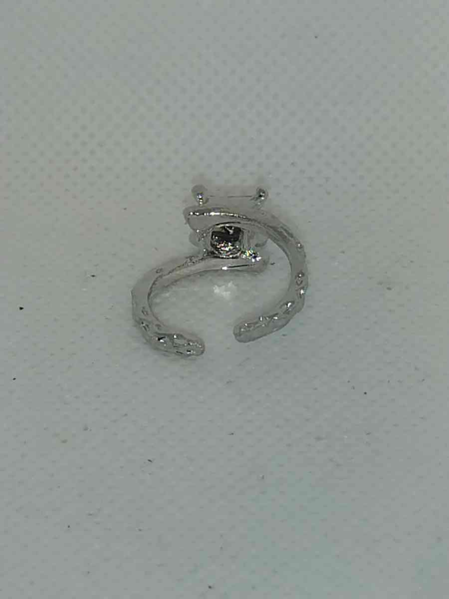 Split Square Silver Ring