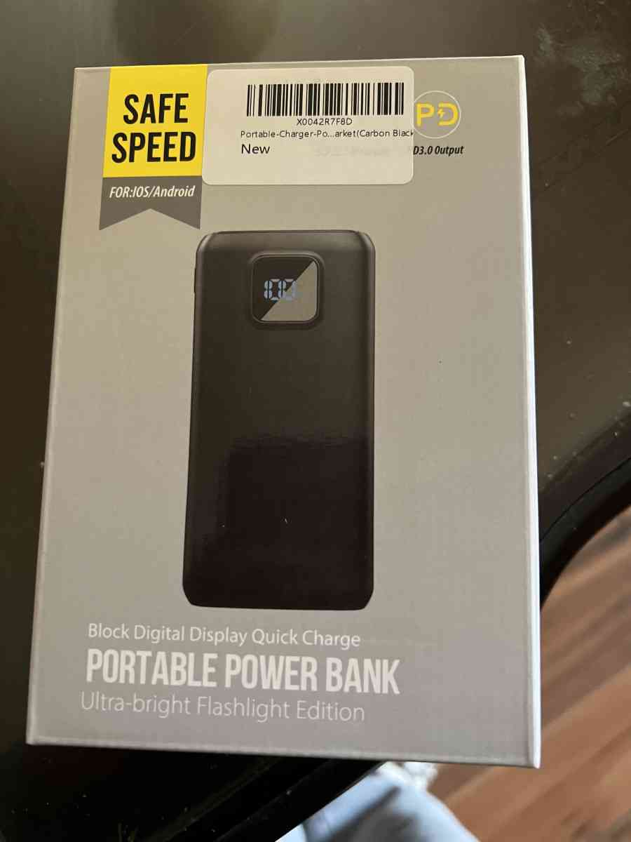 PortableChargerPowerBank  50000mAh Powerbank PD 30W and QC 4
