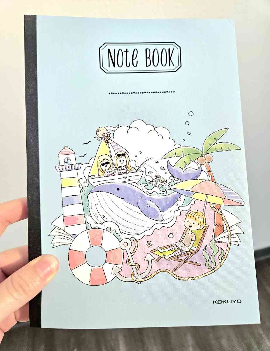 Item KOKUYO Small Lined Illustrated Notebook