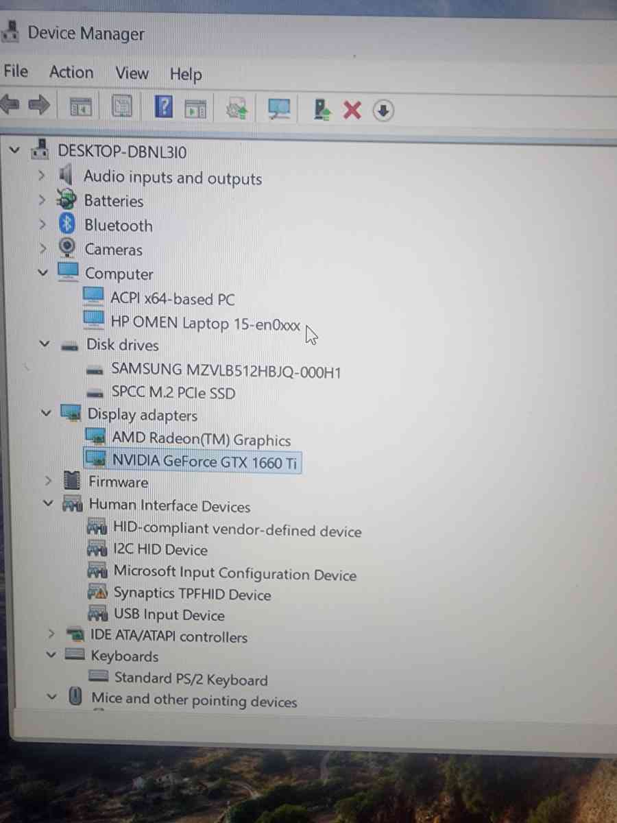 HP OMEN 15EN0013DX NVIDIA 1660TI 32GB RAM 500GB SSD GOOD CON