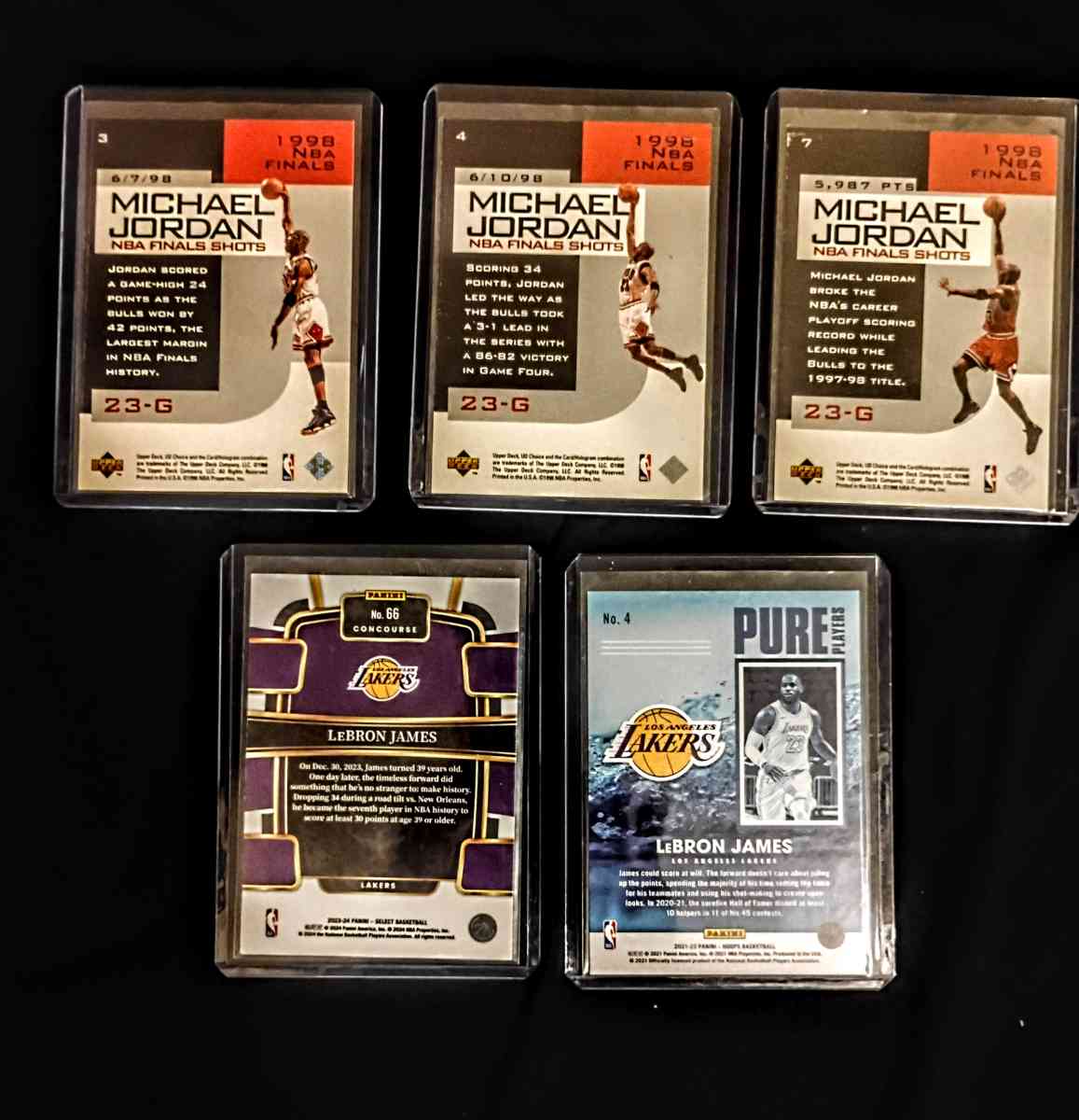 original Michael Jordan LeBron James 5 car lot