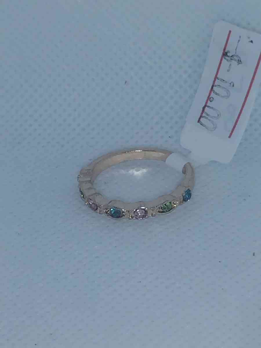 Multi Color Stones Chic Rhinestone Ring