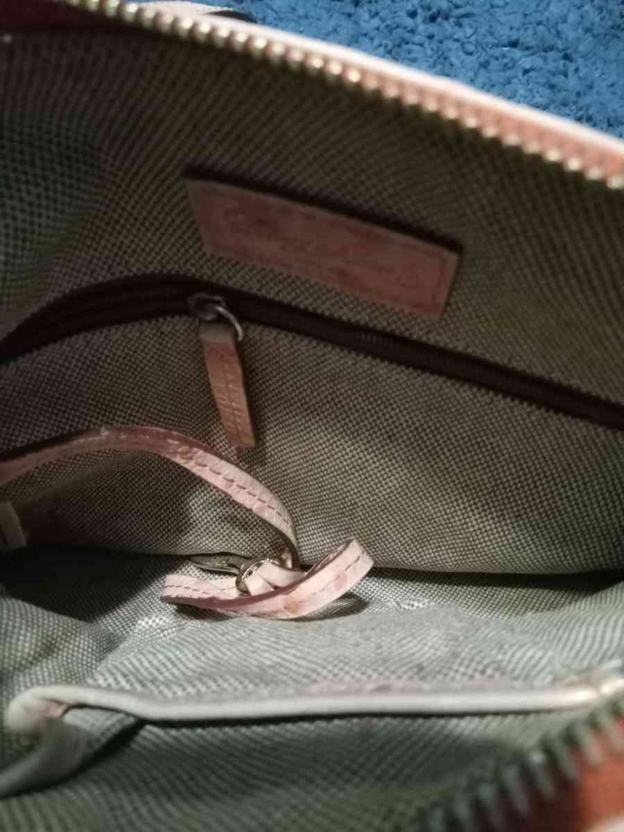 Dooney and Bourke Pink Ostrich Leather Bag