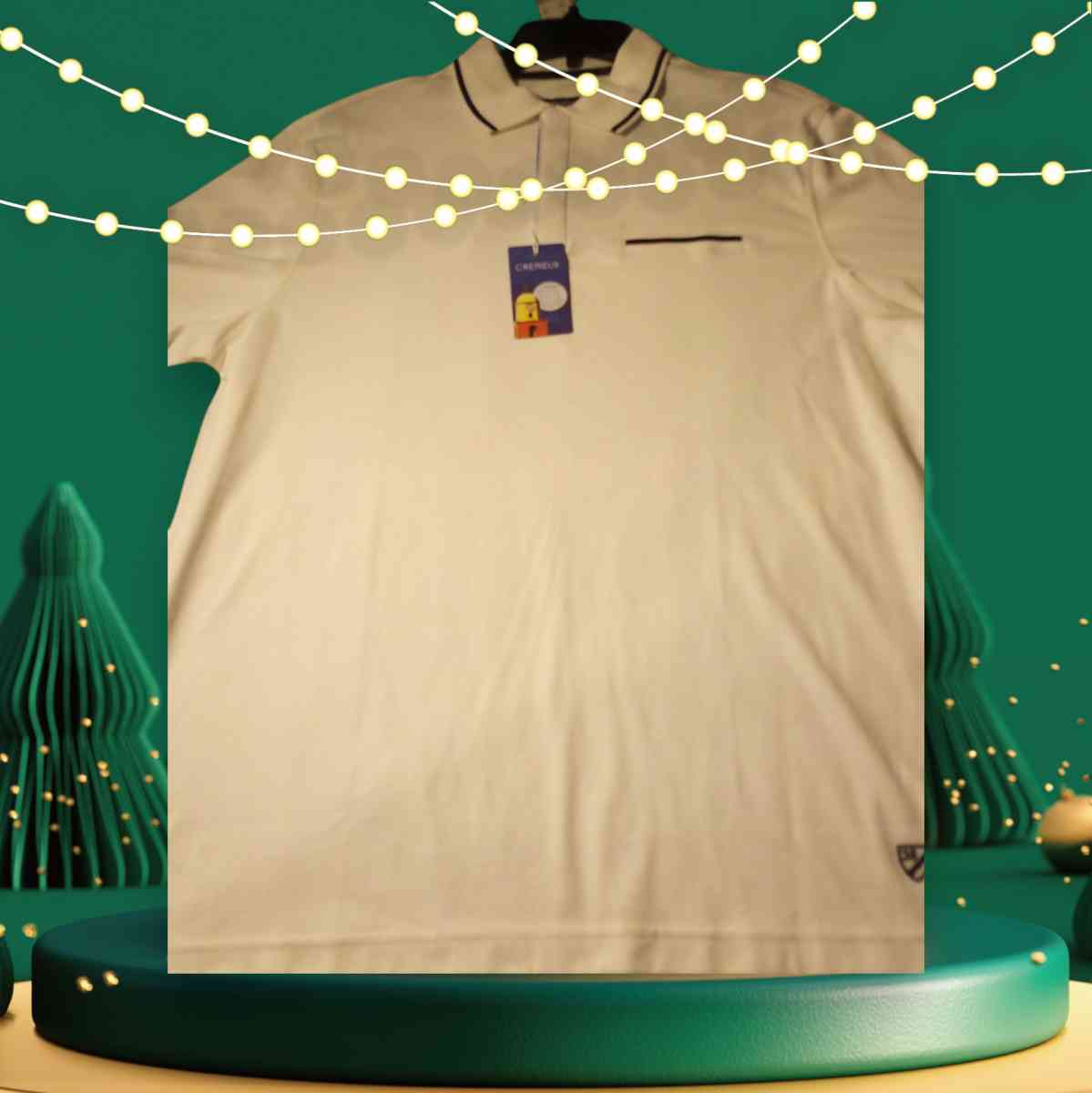 CREMIEUXYacht Club Collection Faux Pocket Short Sleeve Snaps