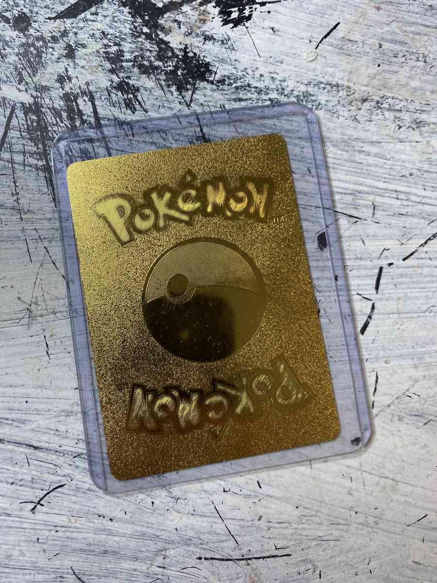 Rare Shing Charizard Solid Gold