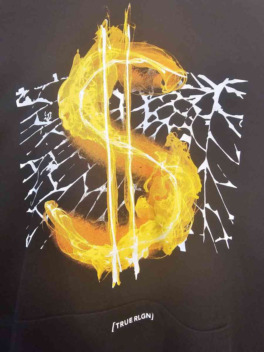 True Religion Black Hoodie XL