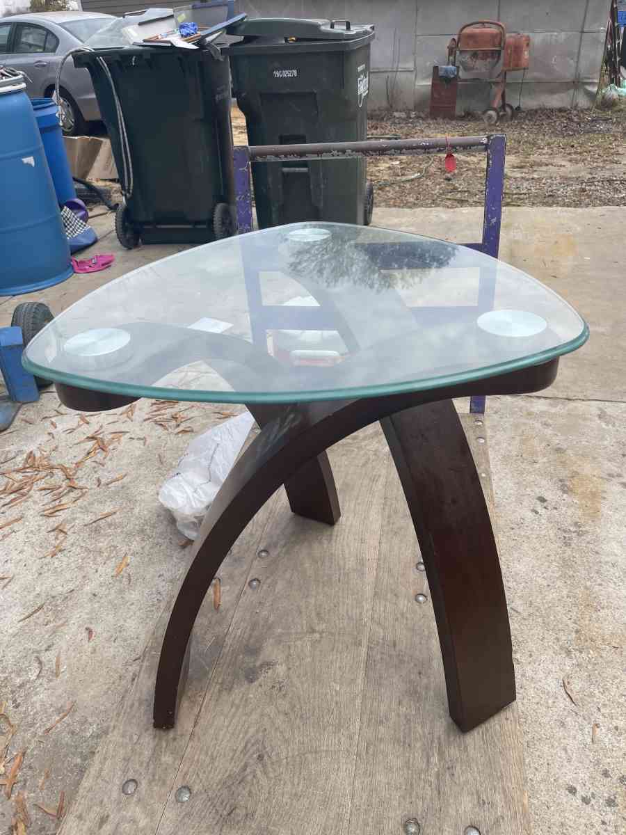 glass table
