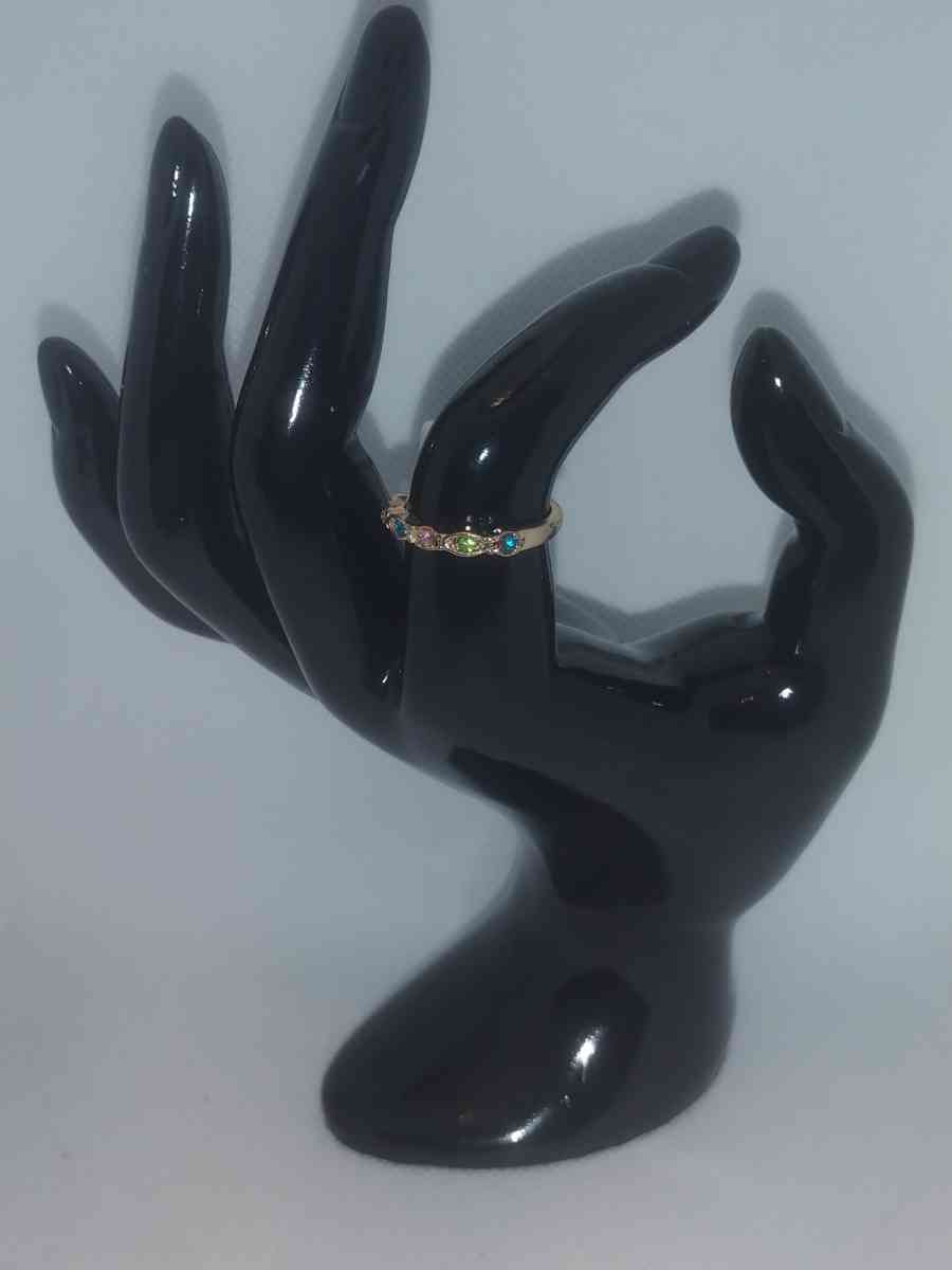 Multi Color Stones Chic Rhinestone Ring