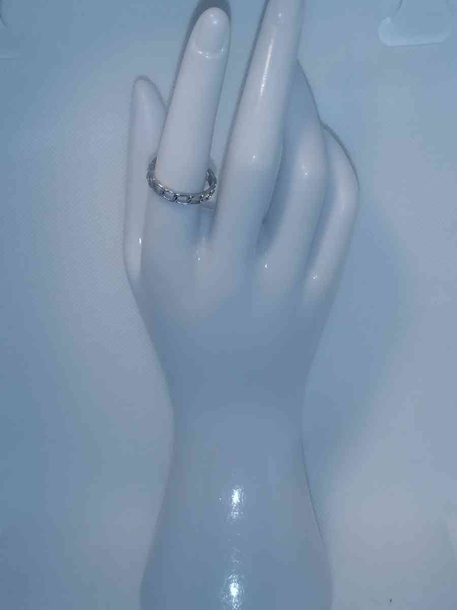 Chain Style Retro Geometric Ring