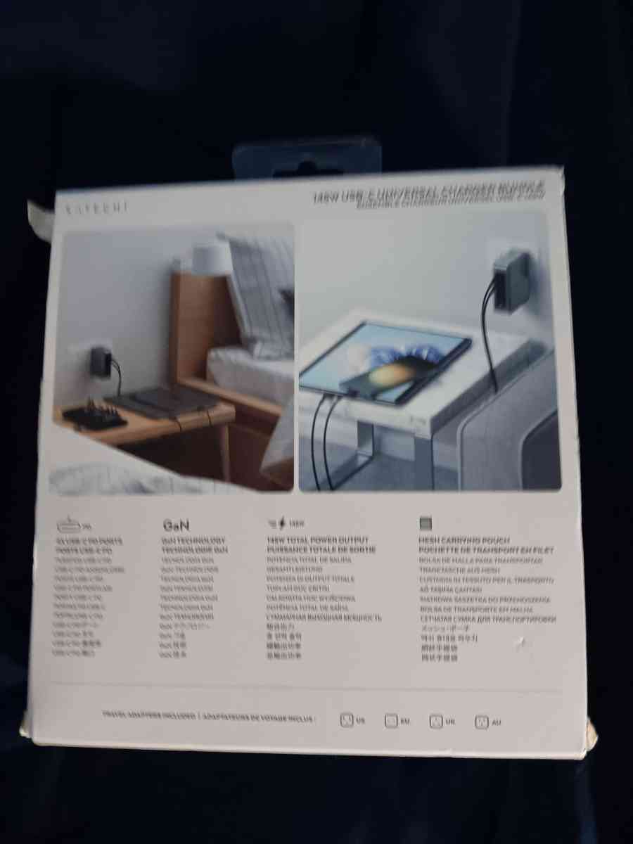 145W USB  universal charger bundle