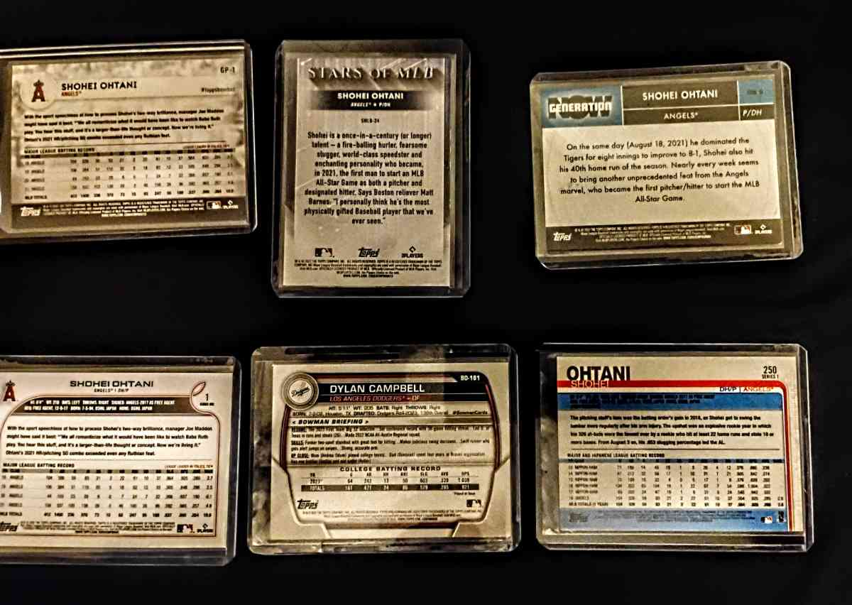 SHOHEI OHTANI 6 Card Lot