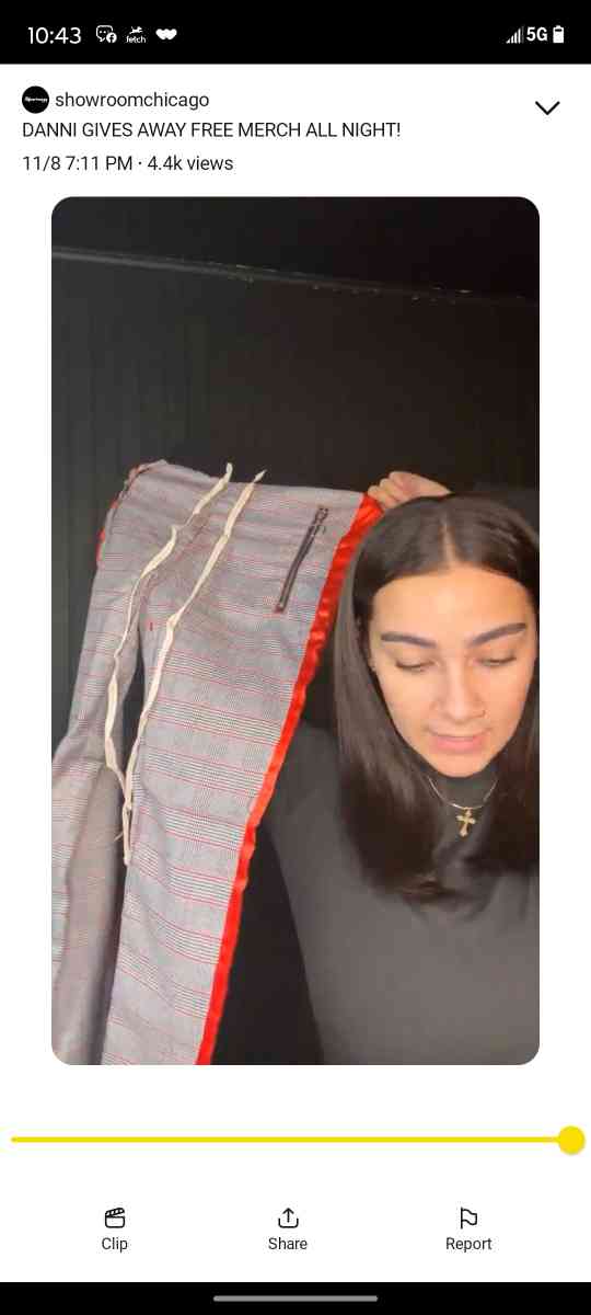 KDNK Designer joggers size small