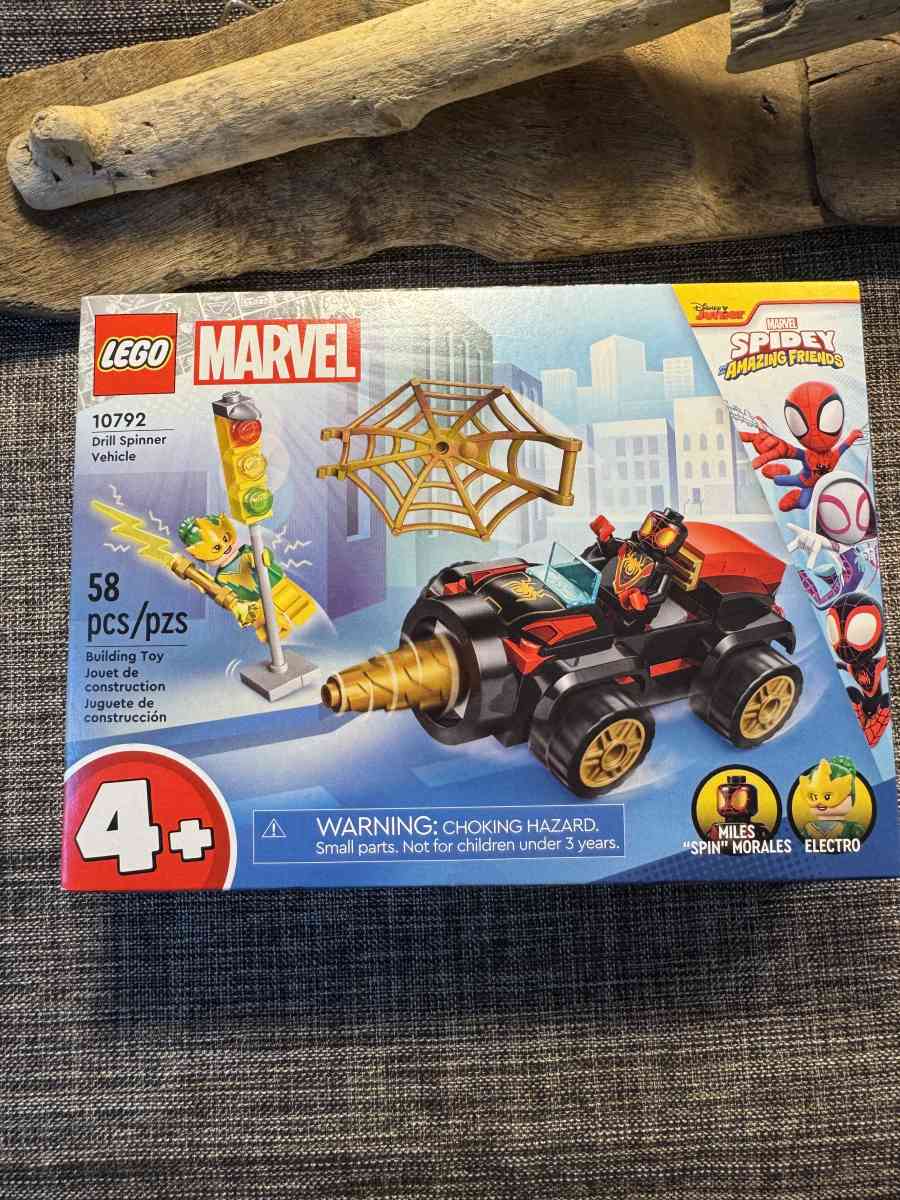 2004PTTT LEGO Marvel Drill Spinner Vehicle 10792 New Sealed