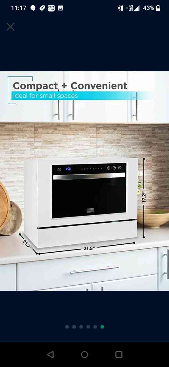 counter top dishwasher