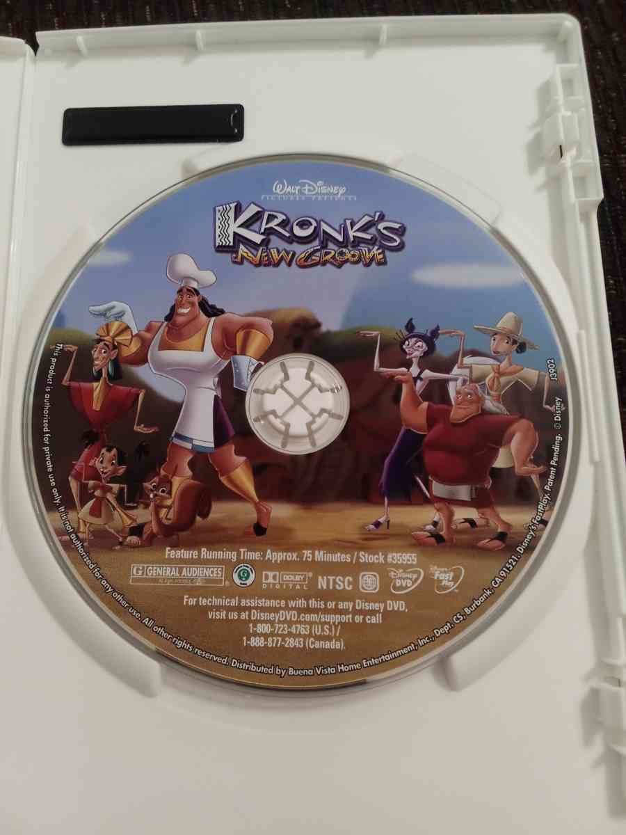 Walt Disneys Kronks New Groove Dvd