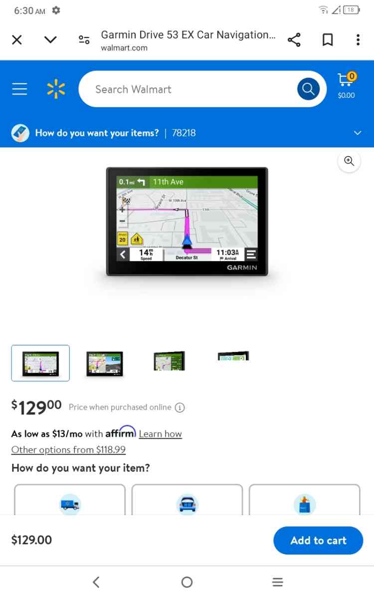 Touchscreen GPS Navigator