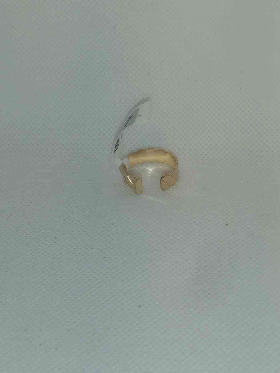 Open Slant Chic Rhinestone Ring