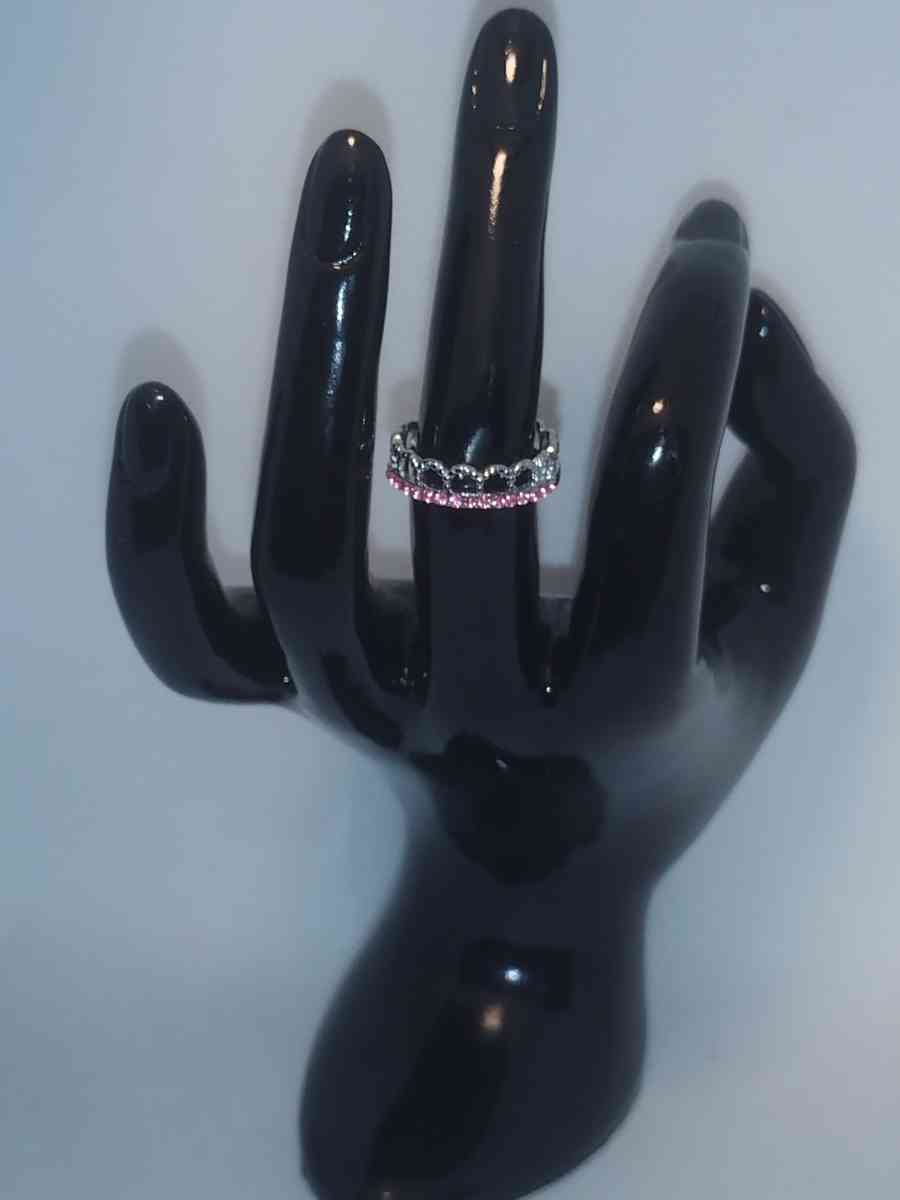 Pink Crown Ring