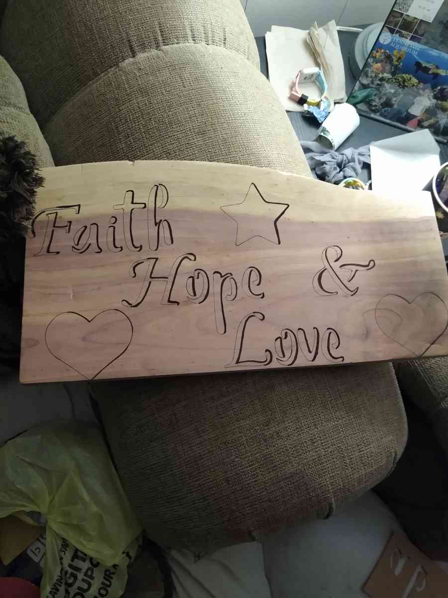 handcrafted  Red Cedar signs and crosses