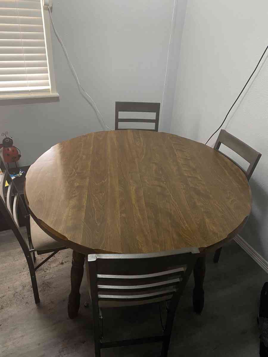 Dining room table with chairs