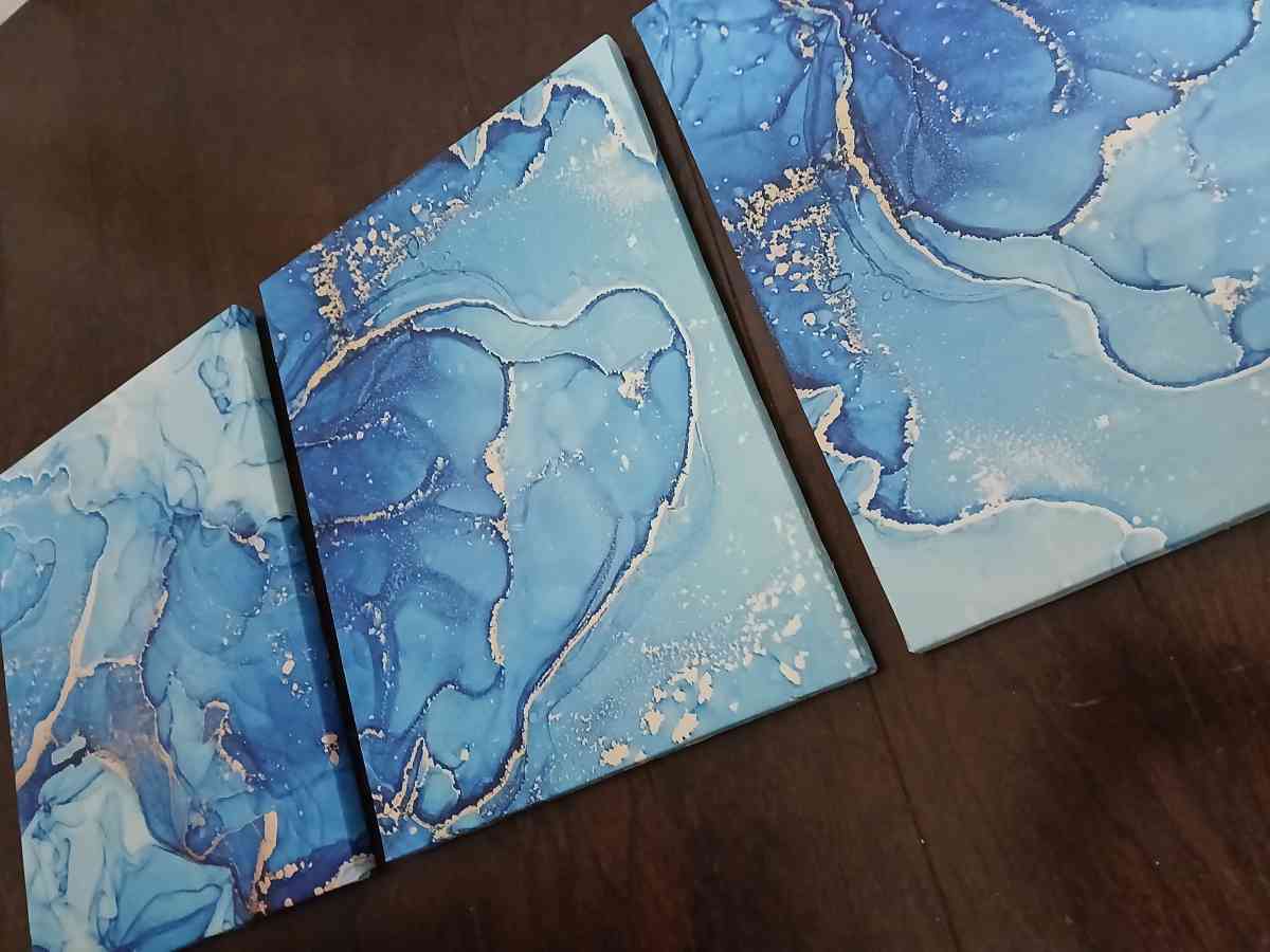 3 Matching canvas print