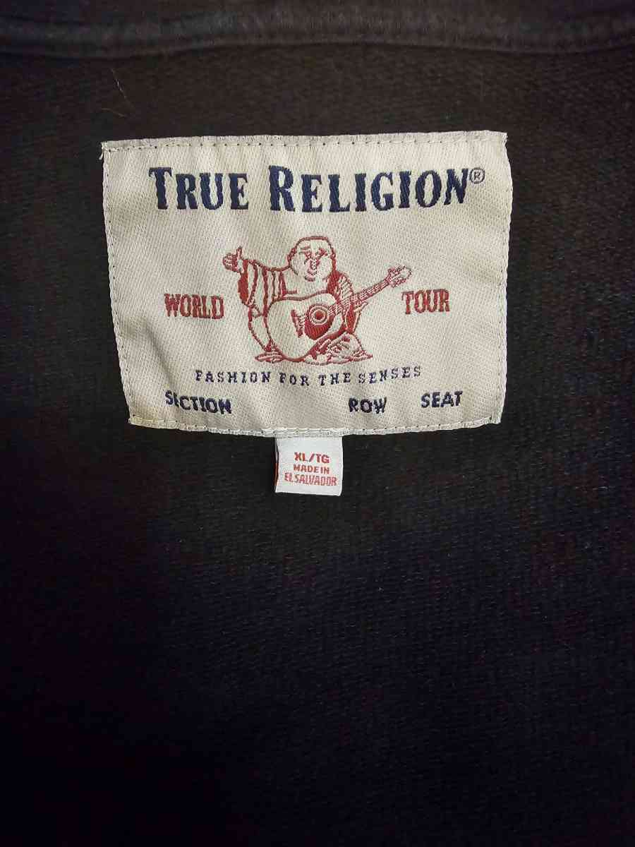 True Religion Black Hoodie XL