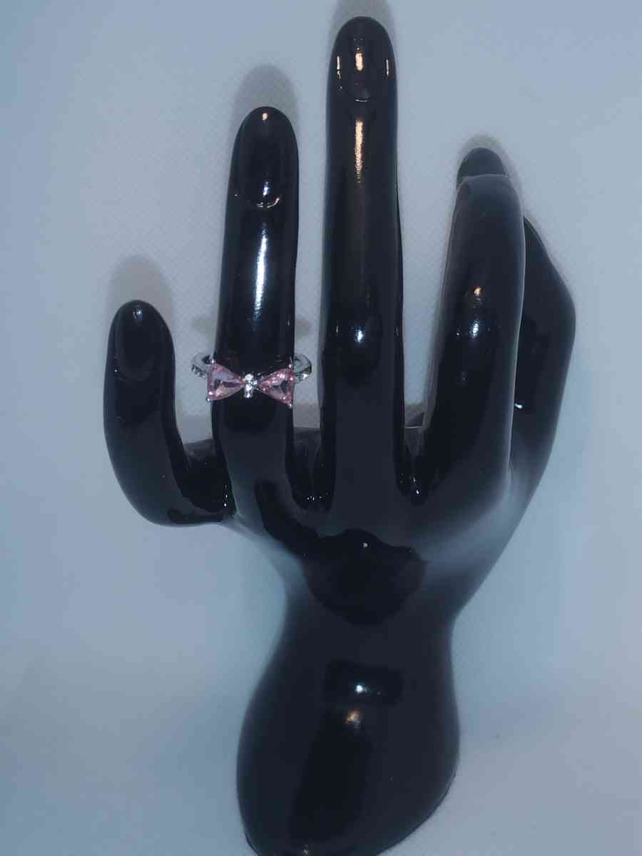 Pink Bow Ring