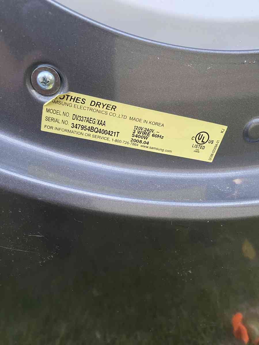 Samsungs Dryer  Pedestal DV337AEGXAA