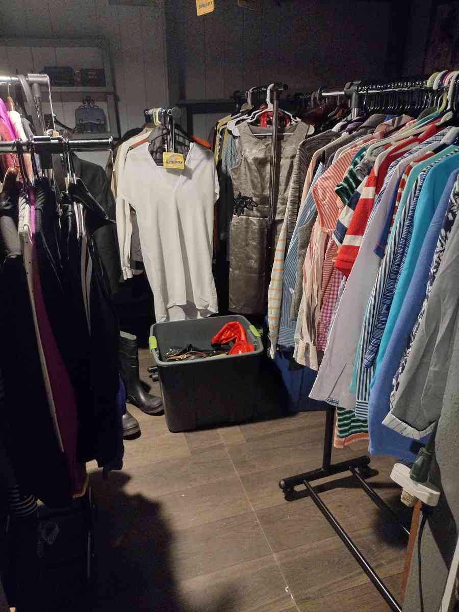 huge inventory of vintage womens clothes and accessories