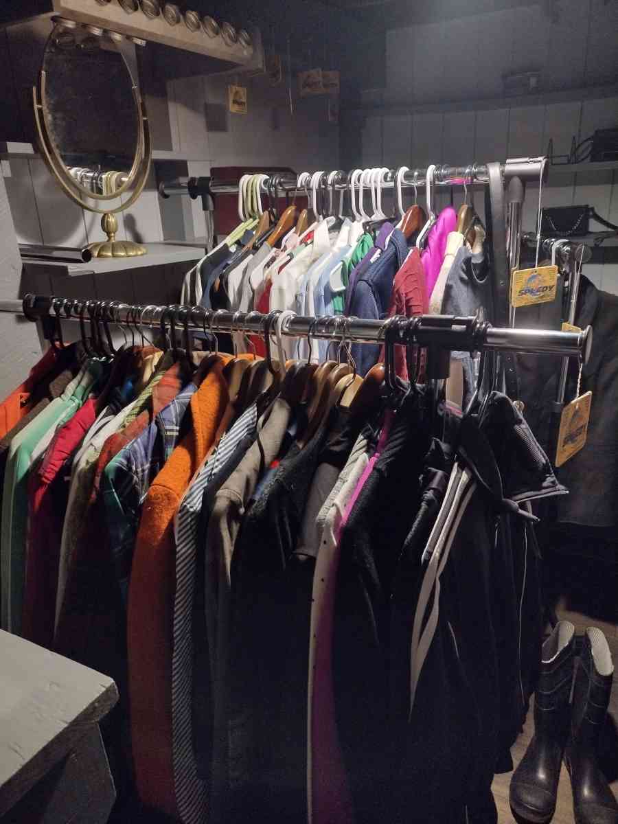 huge inventory of vintage womens clothes and accessories