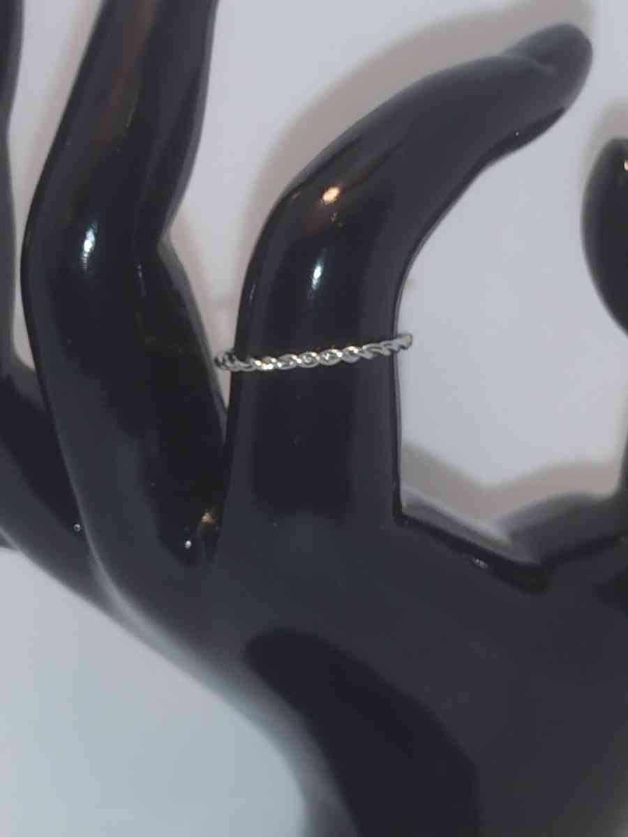 Braided Retro Geometric Ring