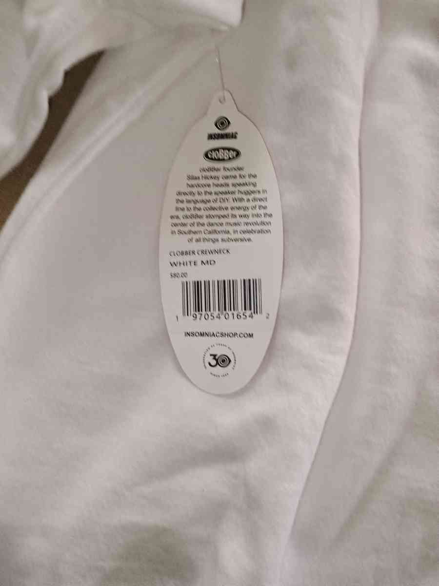 designer insomniac crew neck sweater size Medium