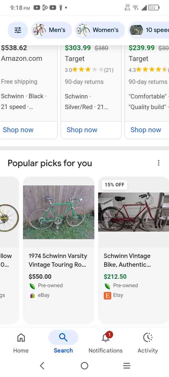 Schwinn Varsity Bike